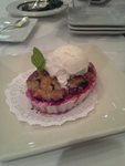 Peach & Summer Berry Crumble